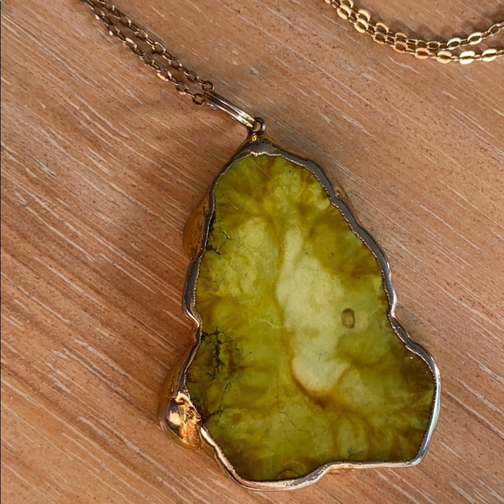 Chunky gold filled necklace